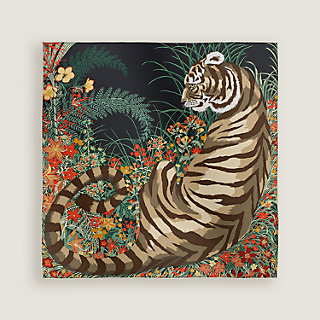Tyger Tyger scarf 70 - Brown | Hermès Mainland China